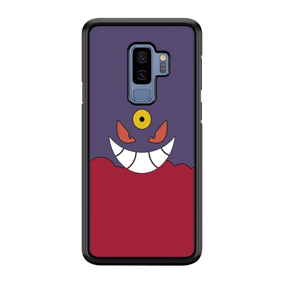 Pokemon Gengar Genuine Smile Samsung Galaxy S9 Plus Case-Rubber Black (2D Case)-Oxvistore