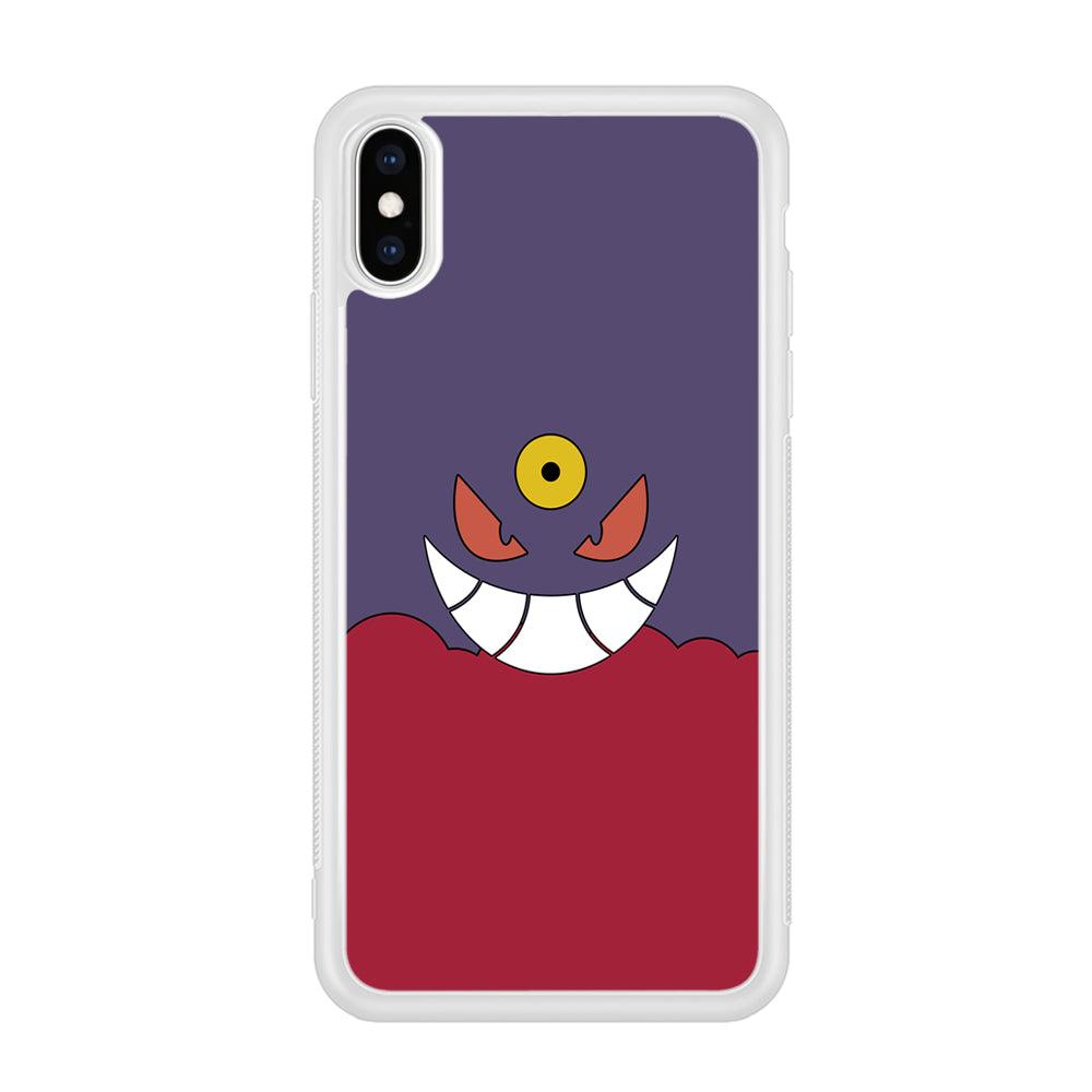 Pokemon Gengar Genuine Smile iPhone XS Case-Oxvistore