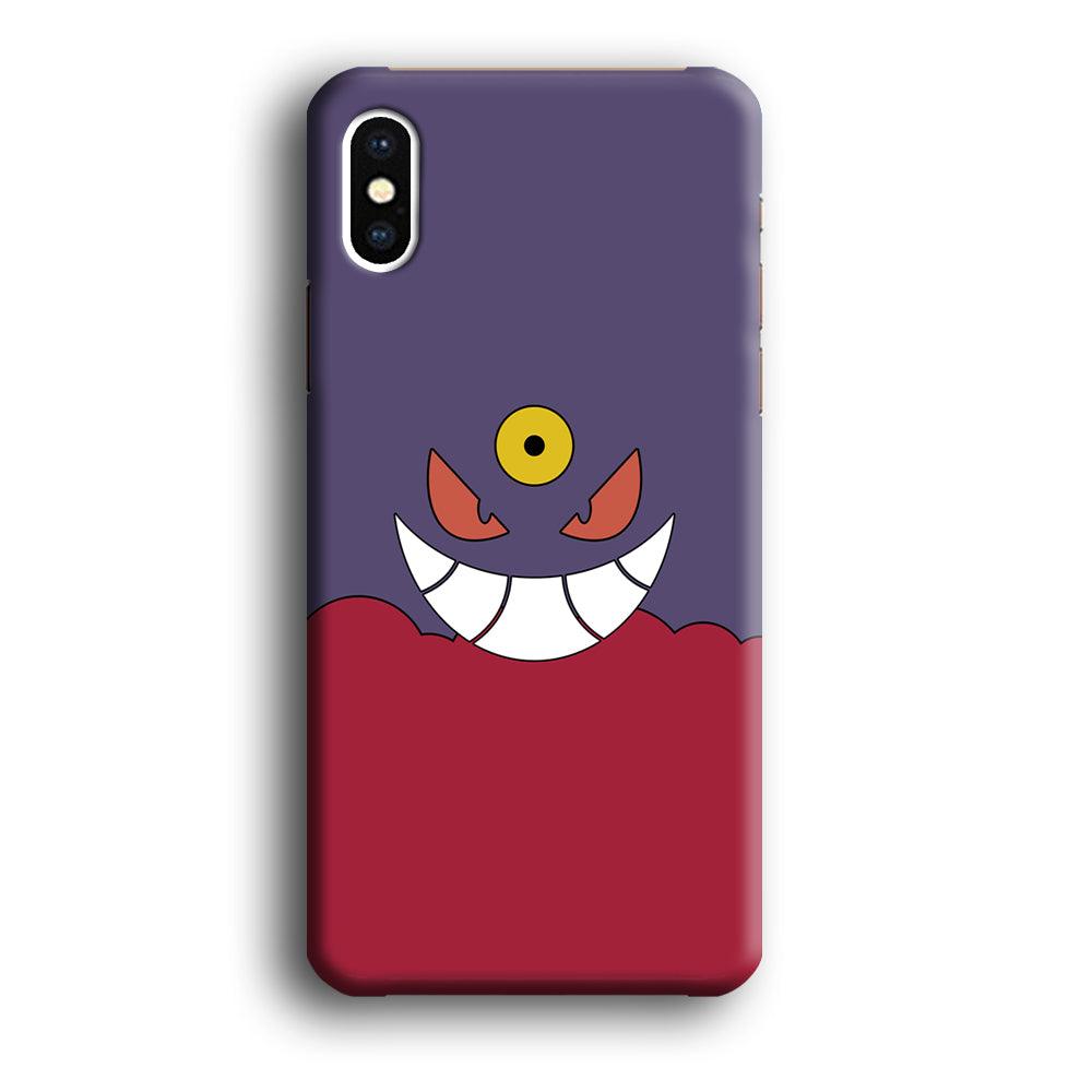 Pokemon Gengar Genuine Smile iPhone XS Case-Oxvistore