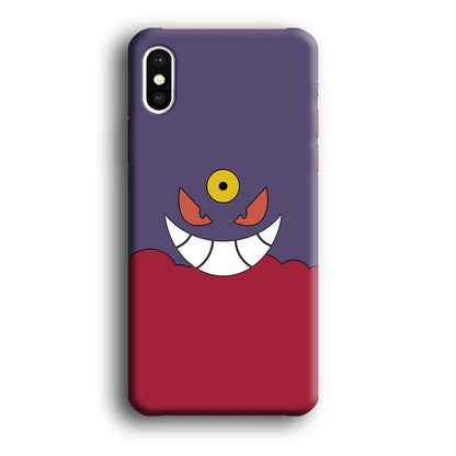 Pokemon Gengar Genuine Smile iPhone XS Case-Oxvistore