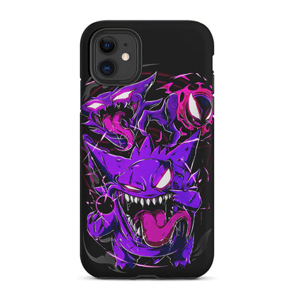 Pokemon Gengar Haunter Gatsly 2 in 1 Tough Phone Case