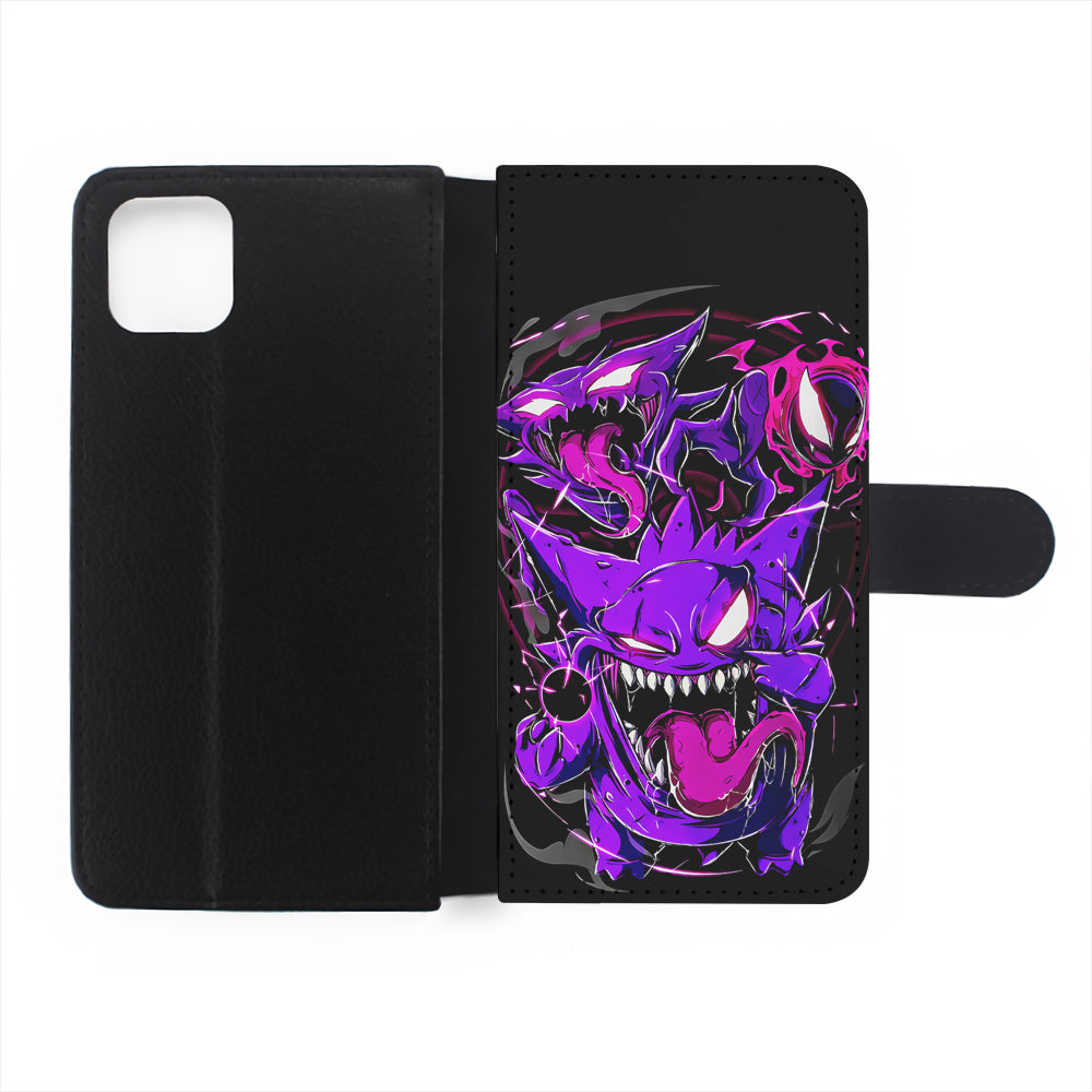 Pokemon Gengar Haunter Gatsly Flip Wallet Phone Case