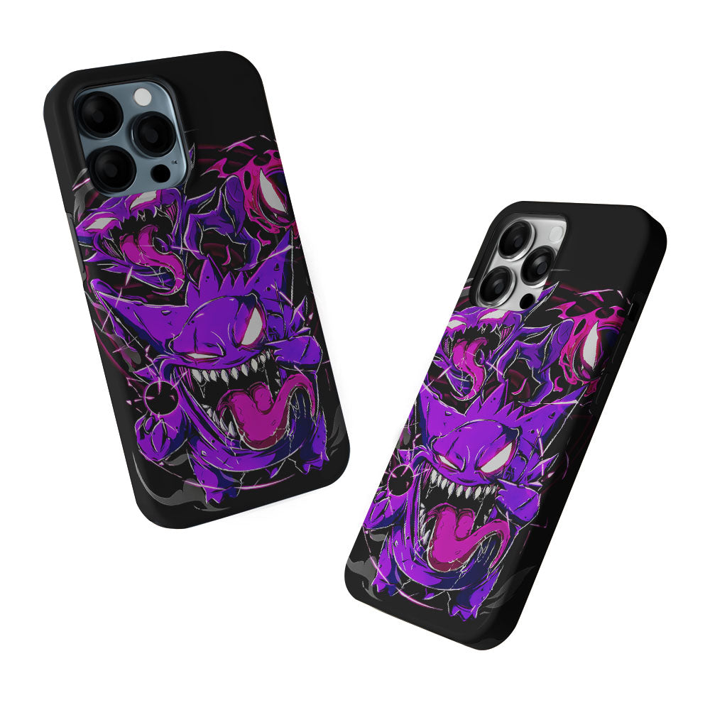 Pokemon Gengar Haunter Gatsly 2 in 1 Tough Phone Case