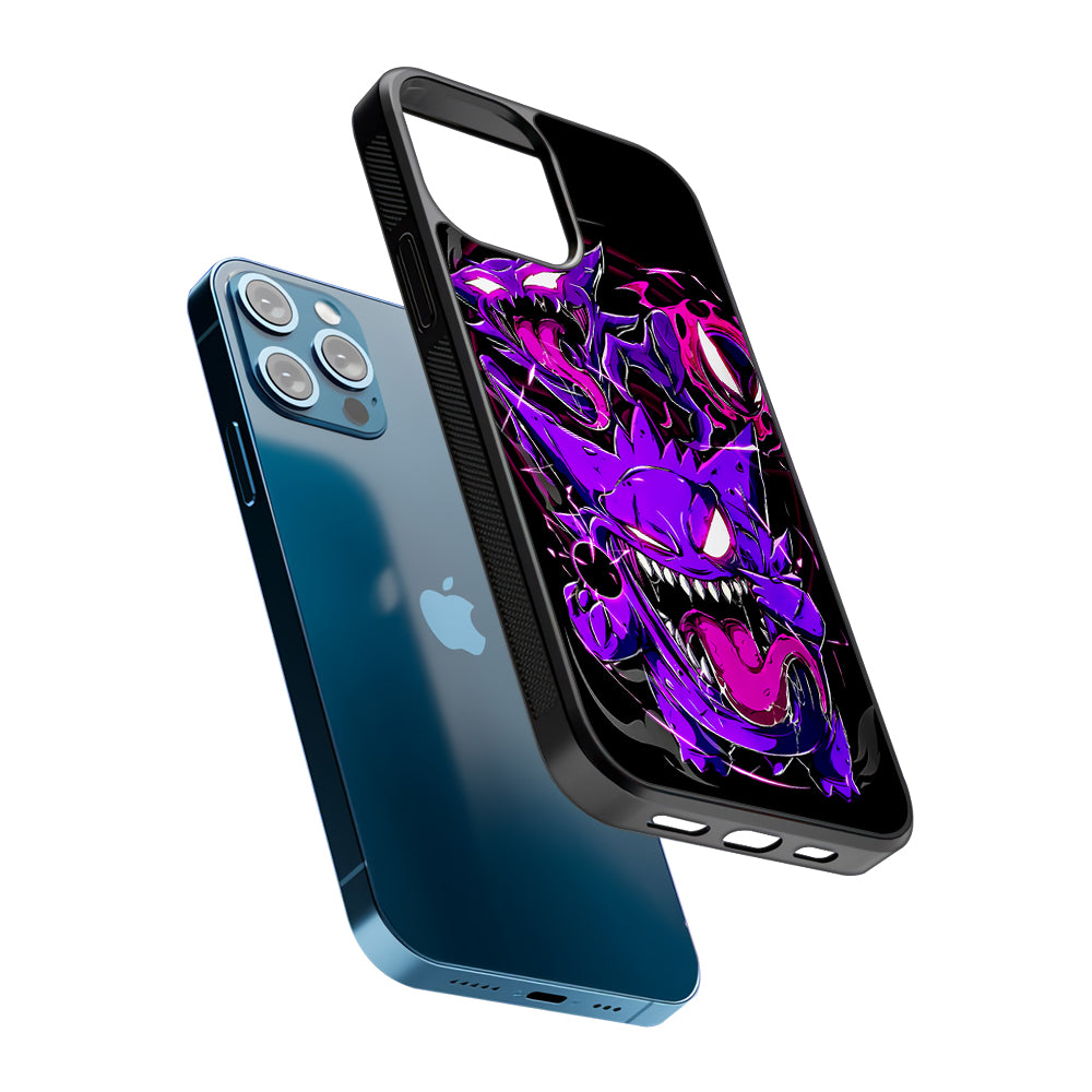 Pokemon Gengar Haunter Gatsly 2D Rubber Phone Case