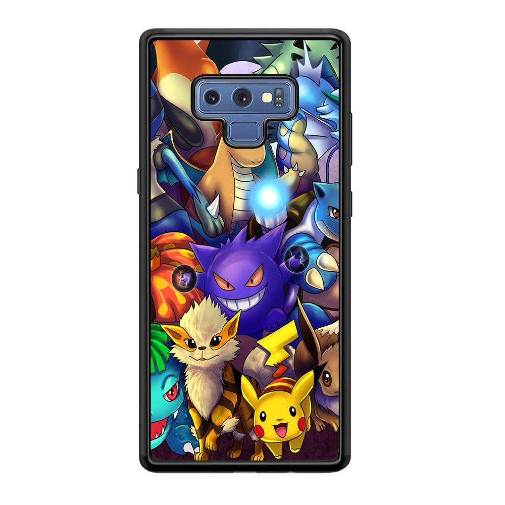 Pokemon Gengar Team in Action Samsung Galaxy Note 9 Case-Oxvistore