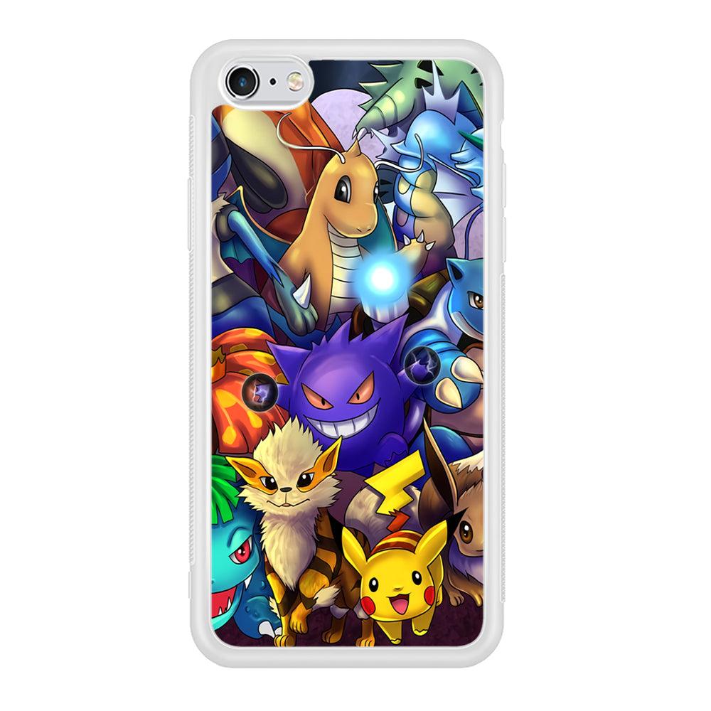 Pokemon Gengar Team in Action iPhone 6 | 6s Case-Oxvistore