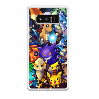 Pokemon Gengar Team in Action Samsung Galaxy Note 8 Case-Oxvistore