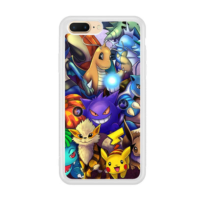 Pokemon Gengar Team in Action iPhone 8 Plus Case-Oxvistore