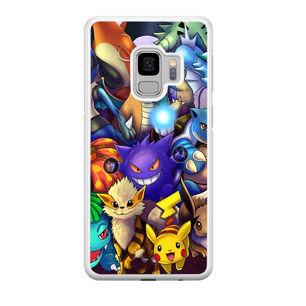 Pokemon Gengar Team in Action Samsung Galaxy S9 Case-Oxvistore