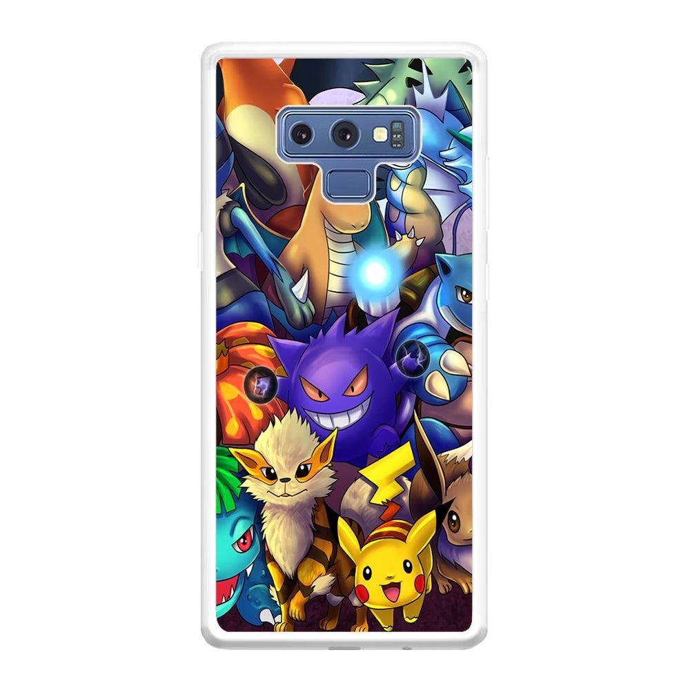 Pokemon Gengar Team in Action Samsung Galaxy Note 9 Case-Oxvistore