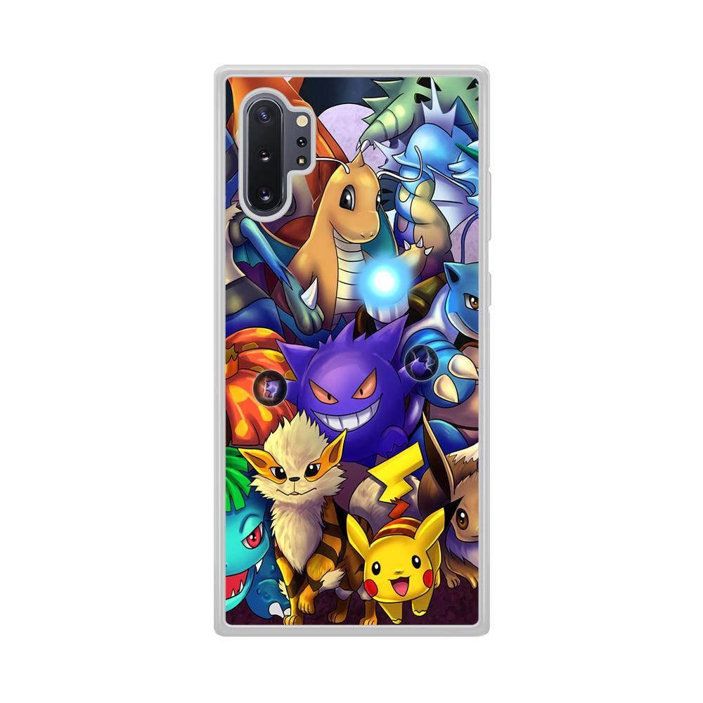 Pokemon Gengar Team in Action Samsung Galaxy Note 10 Plus Case-Oxvistore