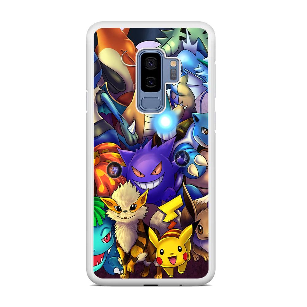 Pokemon Gengar Team in Action Samsung Galaxy S9 Plus Case-Oxvistore