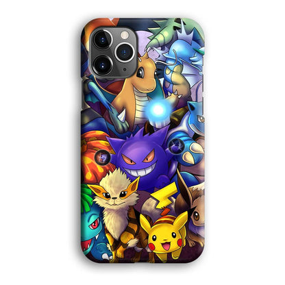 Pokemon Gengar Team in Action iPhone 12 Pro Max Case-Oxvistore