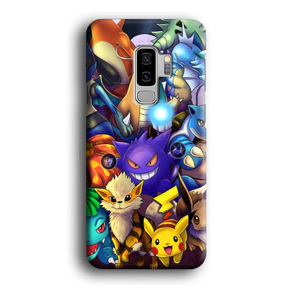 Pokemon Gengar Team in Action Samsung Galaxy S9 Plus Case-Oxvistore