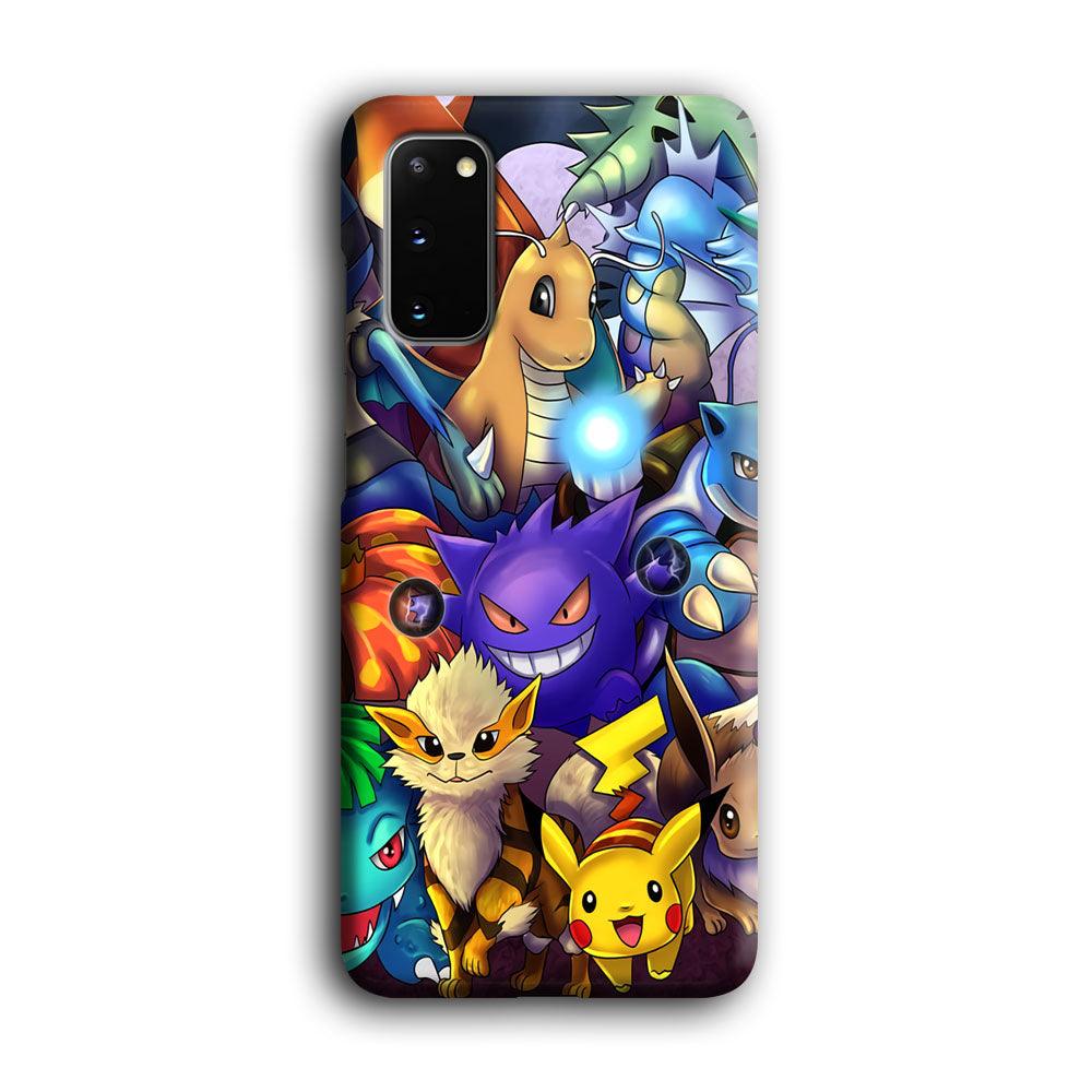 Pokemon Gengar Team in Action Samsung Galaxy S20 Case-Oxvistore