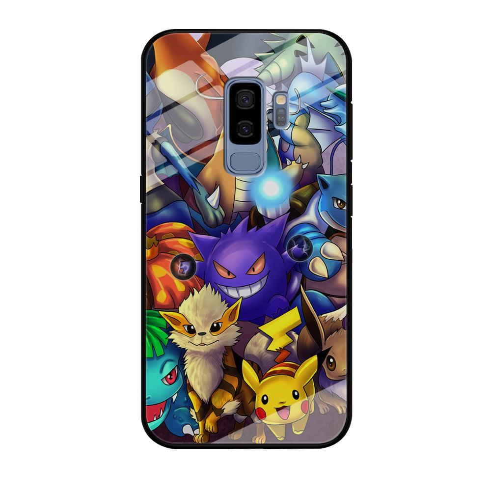 Pokemon Gengar Team in Action Samsung Galaxy S9 Plus Case-Oxvistore