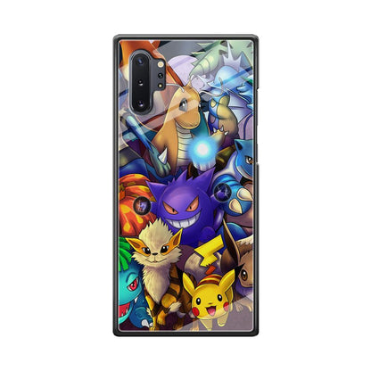 Pokemon Gengar Team in Action Samsung Galaxy Note 10 Plus Case-Oxvistore