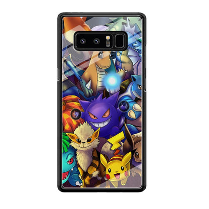 Pokemon Gengar Team in Action Samsung Galaxy Note 8 Case-Oxvistore