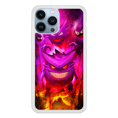 Pokemon Ghost Type Gengar 2D Rubber Phone Case