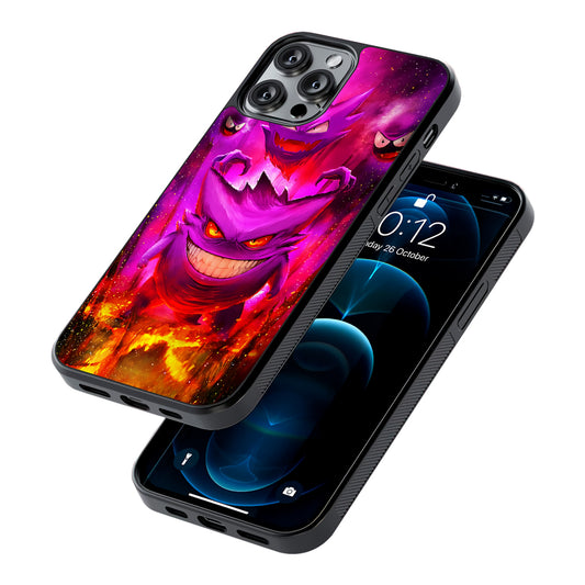 Pokemon Ghost Type Gengar 2D Rubber Phone Case