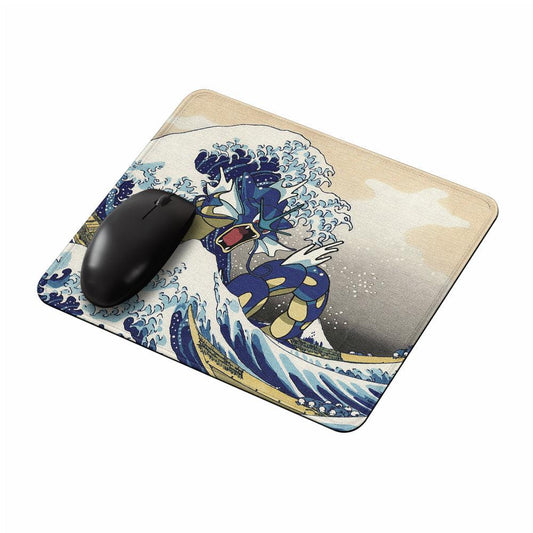Pokemon Gyarados The Great Wave Mouse Pads-Oxvistore