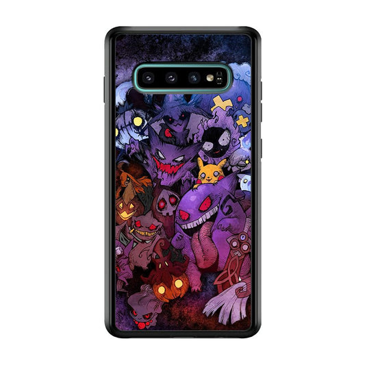 Pokemon Halloween Costume Gengar Samsung Galaxy S10 Plus Case-Oxvistore