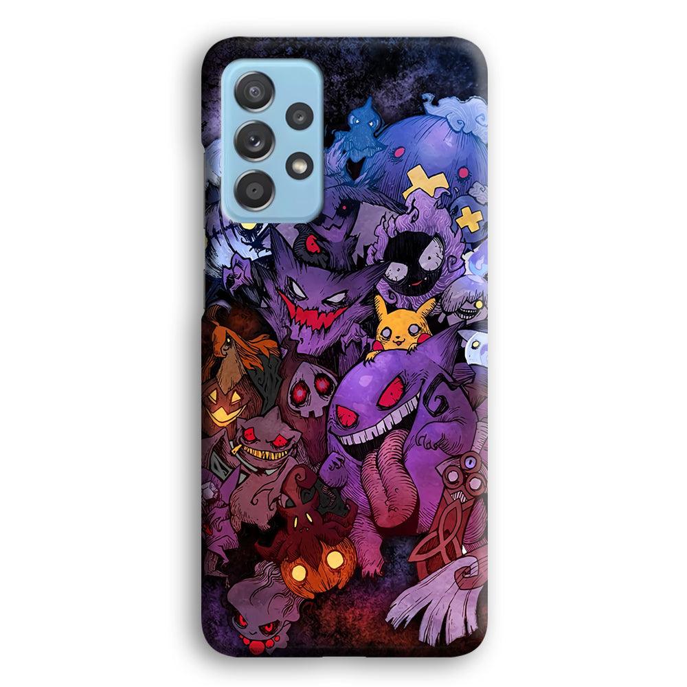 Pokemon Halloween Costume Gengar Samsung Galaxy A72 Case-Oxvistore