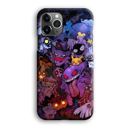 Pokemon Halloween Costume Gengar iPhone 12 Pro Case-Oxvistore