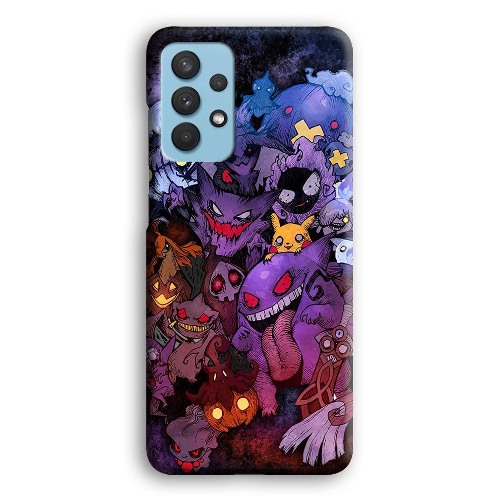 Pokemon Halloween Costume Gengar Samsung Galaxy A32 Case-Oxvistore