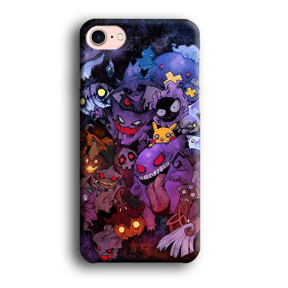 Pokemon Halloween Costume Gengar iPhone 8 Case-Oxvistore