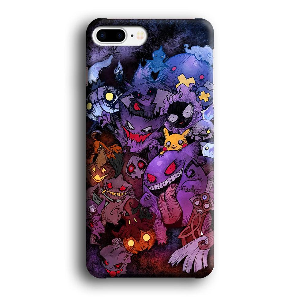 Pokemon Halloween Costume Gengar iPhone 7 Plus Case-Oxvistore