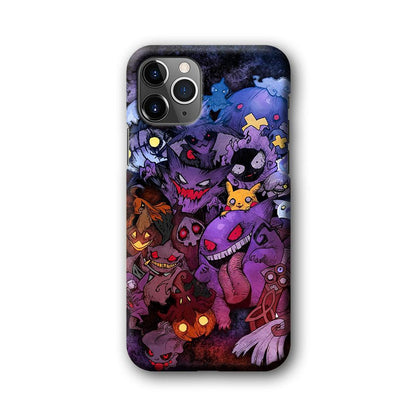 Pokemon Halloween Costume Gengar iPhone 11 Pro Max Case-Oxvistore