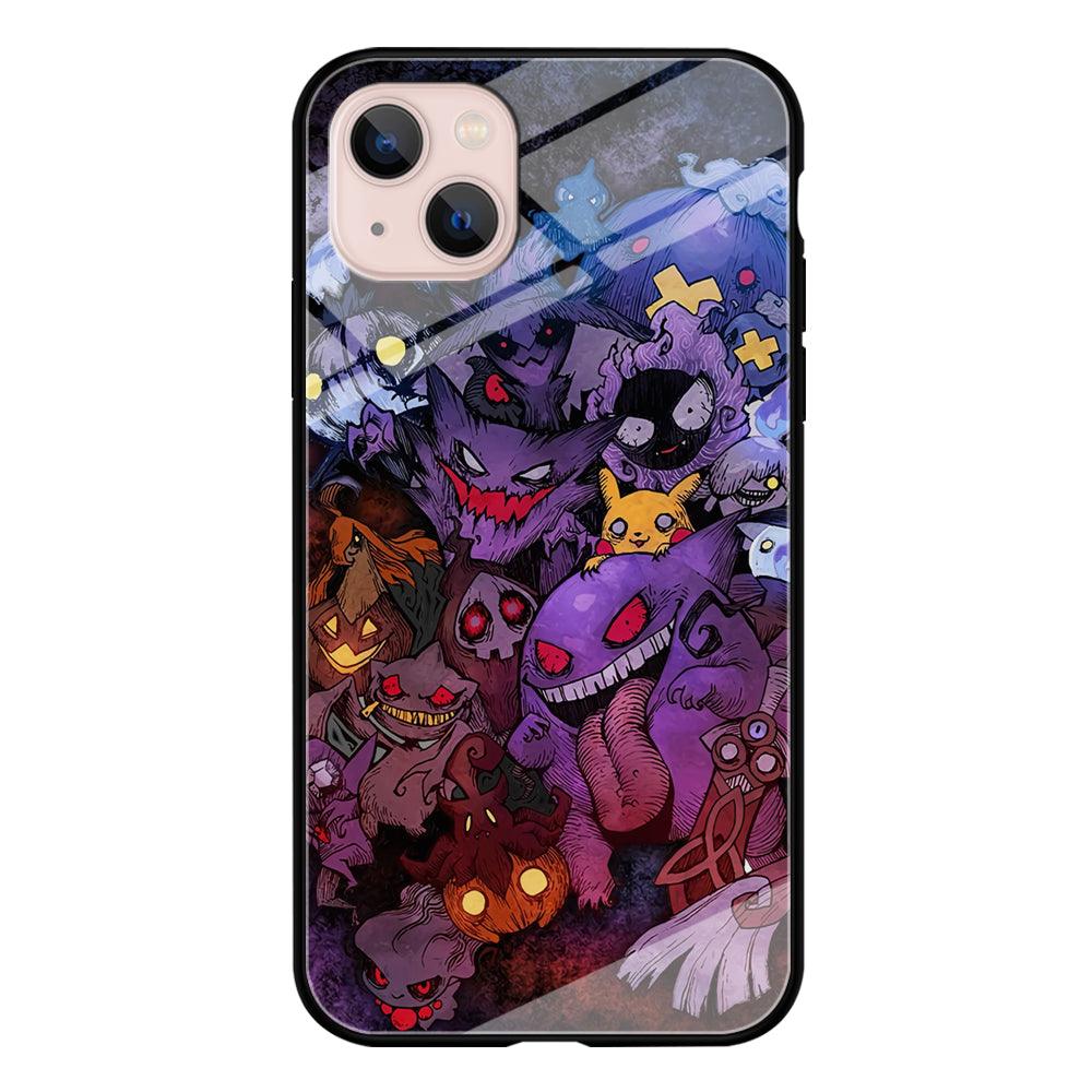 Pokemon Halloween Costume Gengar iPhone 14 Case-Oxvistore