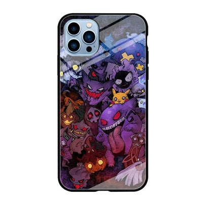 Pokemon Halloween Costume Gengar iPhone 12 Pro Case-Oxvistore