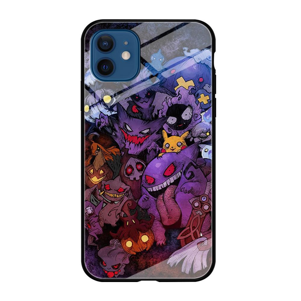 Pokemon Halloween Costume Gengar iPhone 12 Case-Oxvistore