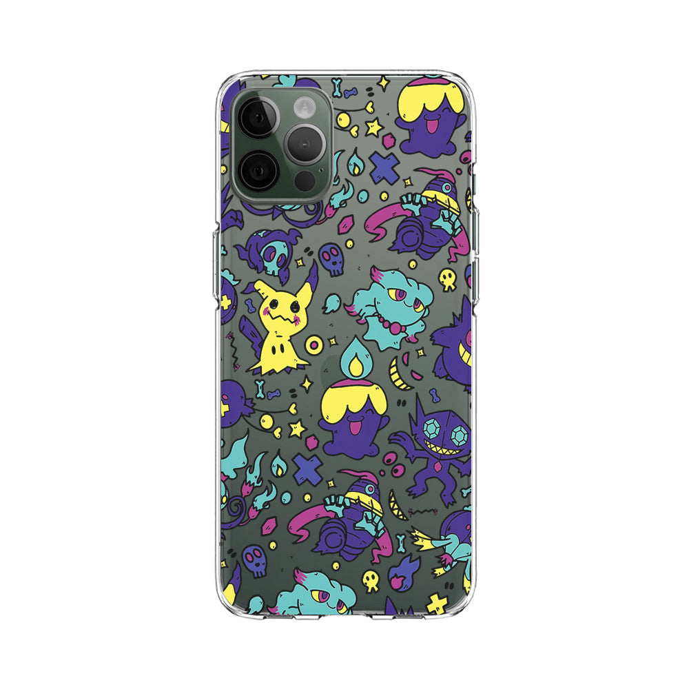 Pokemon Halloween Night Costume Clear Soft Case