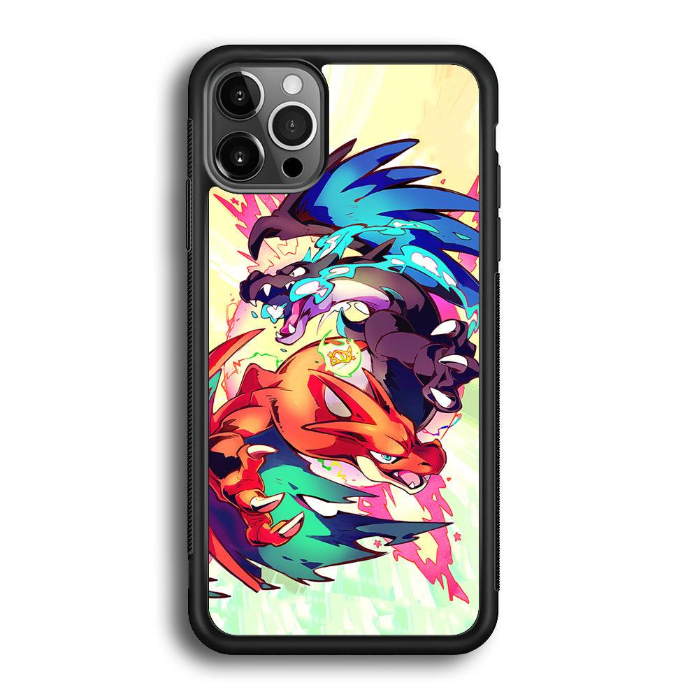 Pokemon Mega Charizard Heavy Punch iPhone 12 Pro Case-Oxvistore