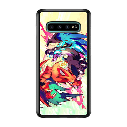 Pokemon Mega Charizard Heavy Punch Samsung Galaxy S10 Plus Case-Oxvistore