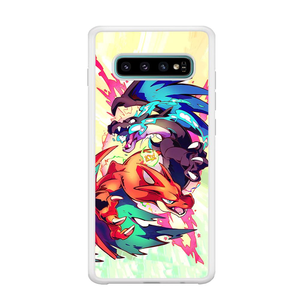 Pokemon Mega Charizard Heavy Punch Samsung Galaxy S10 Case-Oxvistore