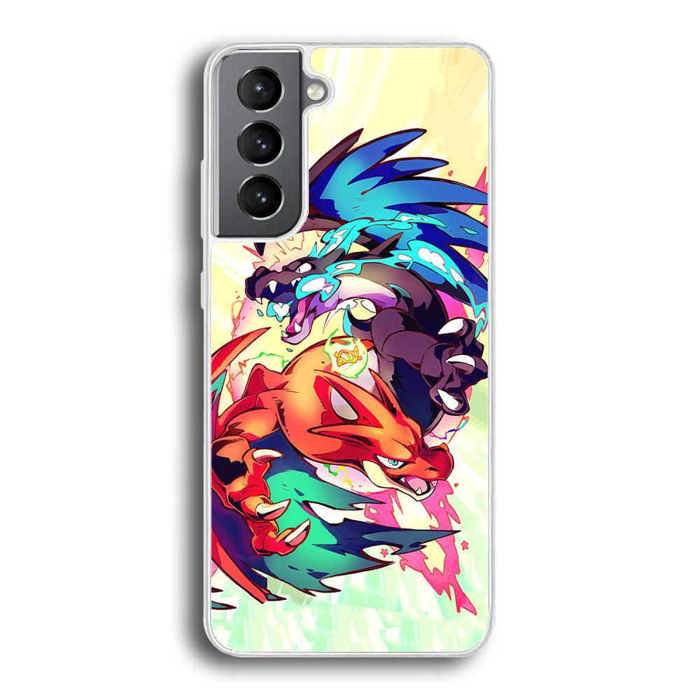 Pokemon Mega Charizard Heavy Punch Samsung Galaxy S21 Case-Oxvistore