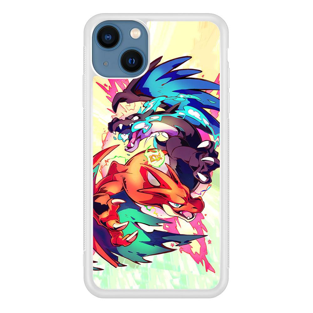 Pokemon Mega Charizard Heavy Punch iPhone 15 Plus Case-Oxvistore