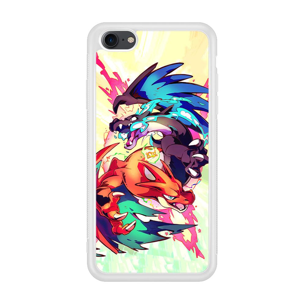 Pokemon Mega Charizard Heavy Punch iPhone 8 Case-Oxvistore