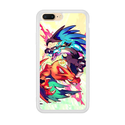 Pokemon Mega Charizard Heavy Punch iPhone 8 Plus Case-Oxvistore