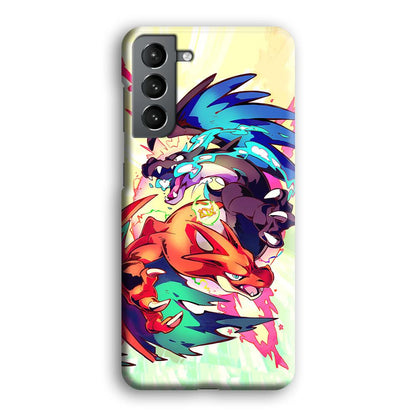 Pokemon Mega Charizard Heavy Punch Samsung Galaxy S21 Case-Oxvistore