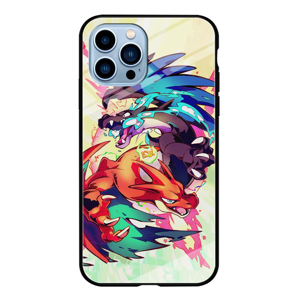 Pokemon Mega Charizard Heavy Punch iPhone 15 Pro Max Case-Oxvistore