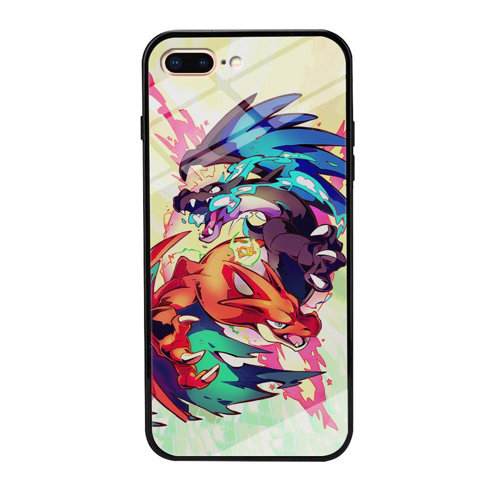 Pokemon Mega Charizard Heavy Punch iPhone 8 Plus Case-Oxvistore