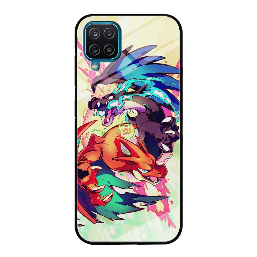 Pokemon Mega Charizard Heavy Punch Samsung Galaxy A12 Case-Oxvistore