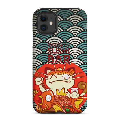 Pokemon Meowth Sushi Bar 2 in 1 Tough Phone Case