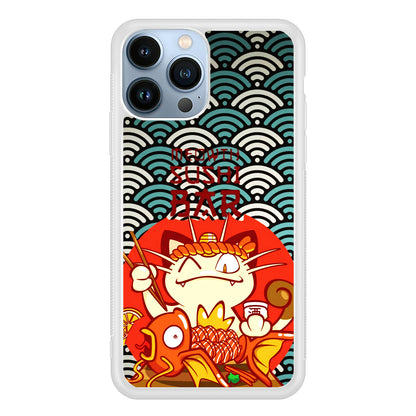 Pokemon Meowth Sushi Bar 2D Rubber Phone Case