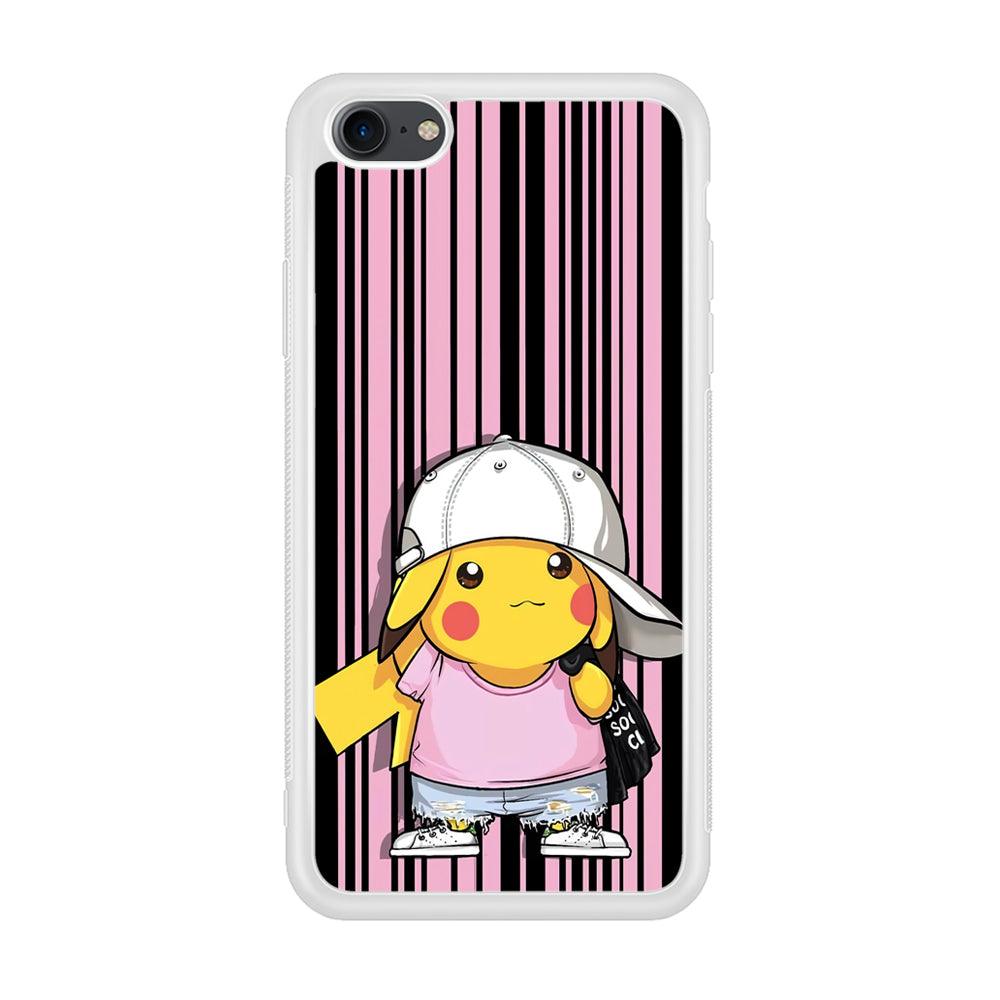 Pokemon Pikachu Casual Outfit iPhone 8 Case-Oxvistore